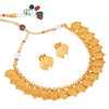 22K Traditional Chand Tara Gold Coin Necklace Set For Women (SJ_2699)