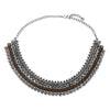 925 German Silver Oxidised Bohemian Gypsy Necklace For Women (SJ_2714)