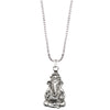 925 Fine Silver Plated Lord Ganesha Pendant with Chain for Men & Women (SJ_2719)