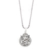 925 Fine Silver Plated Lord Ganesha Pendant with Chain for Men & Women (SJ_2721)
