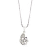 925 Fine Silver Plated Lord Ganesha Pendant with Chain for Men & Women (SJ_2722)