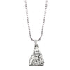 925 Fine Silver Plated Sai Baba Pendant with Chain for Men & Women (SJ_2732)