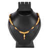 24K Gold Plated Traditional  Black Beads Thushi Mangalsutra Necklace For Women (SJ_2741)