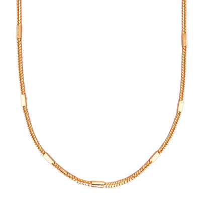 24K Fine Gold Plated Designer Gold Chain for Men (SJ_2764)