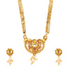 18K Gold Plated Traditional Long Mangsalsutra Jewellery Set for Women with Earrings (SJ_2766)
