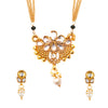 18K Gold Plated Traditional Mangsalsutra Jewellery Set for Women with Earrings (SJ_2771)