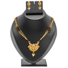 18K Gold Plated Traditional Mangsalsutra Jewellery Set for Women with Earrings (SJ_2772)