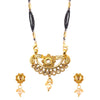 18K Gold Plated Traditional Long Mangsalsutra Jewellery Set for Women with Earrings (SJ_2775)