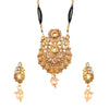 18K Gold Plated Traditional Long Mangsalsutra Jewellery Set for Women with Earrings (SJ_2777)