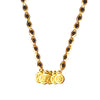24K Gold Plated Traditional Indian Mangsalsutra with Laxmi Coin Pendant Chain for Women (SJ_2824)