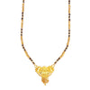 22K Gold Plated Traditional Indian Long Mangsalsutra Pendant Chain for Women (SJ_2827)