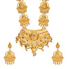 Traditional Indian One Gram Gold Bridal Dulhan 22K Gold Plated Hi Micron Raani Haar Haram Jewellery Set for Women (SJ_2849)