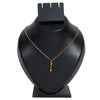 Gold Plated Fashionable Designer Stylish Bullet Pendant with Chain for Women & Girls (SJ_2903)