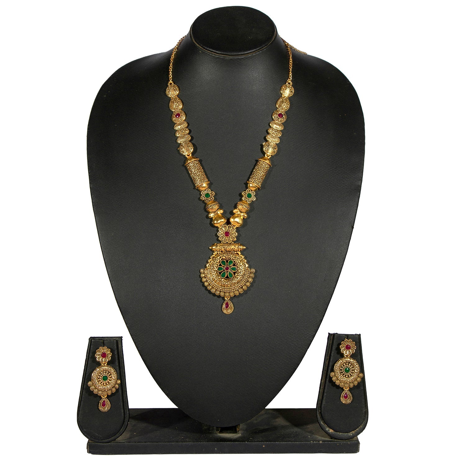 Gold Jewellery Jadtar Long Set Shining Jewel Traditional Antique