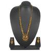 Shining Jewel Traditional Antique Gold Plated Lord Krishna Temple Jewellery Designer Stylish Traditional Long Bridal Jewellery Necklace Set for Women (SJ_2958)