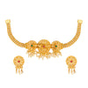 Shining Jewel Designer Gold Plated Stylish Traditional Ethnic Thushi Choker Necklace Jewellery Set for Women (SJ_2973)