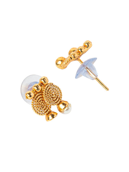 Shining Jewel Antique Gold Plated Traditional Coin Jewellery Necklace Set For Girls & Women (SJ_2984)
