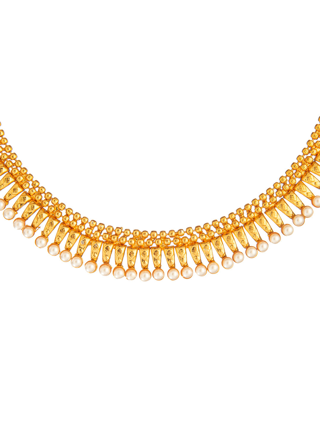 Shining Jewel Antique Gold Plated Classic Traditional Jewellery Necklace Set For Girls & Women (SJ_2985)