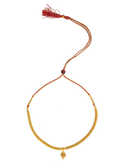 Shining Jewel Gold Plated Traditional Mangalsutra Thushi Necklace For Women & Girls (SJ_2990)