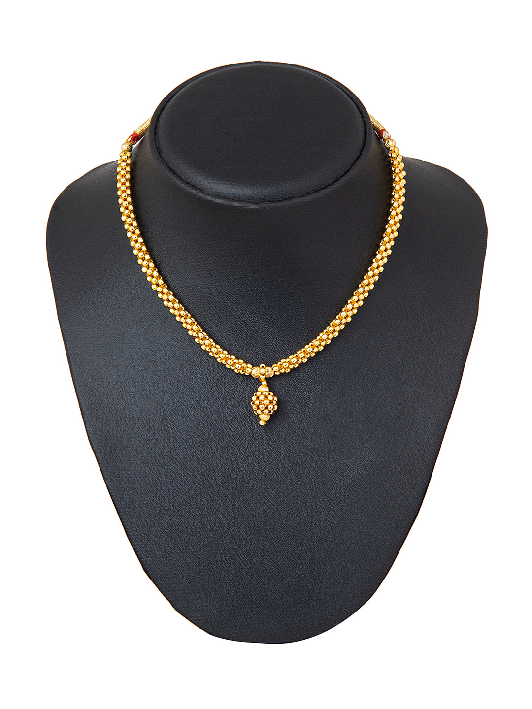 Shining Jewel Gold Plated Traditional Mangalsutra Thushi Necklace For Women & Girls (SJ_2990)