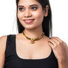 Shining Jewel Gold Plated Traditional Mangalsutra Thushi Necklace For Women & Girls (SJ_2991)