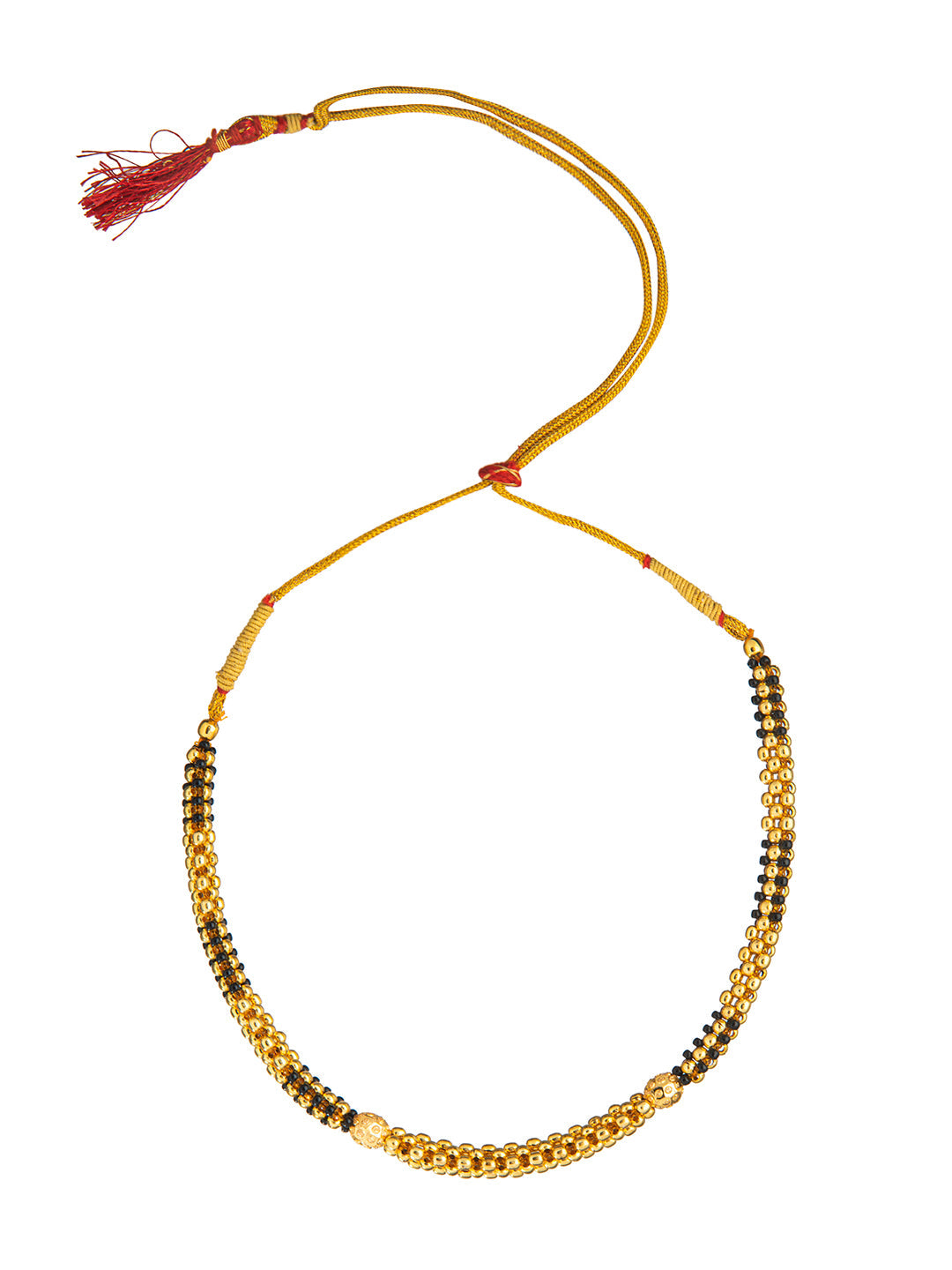 Shining Jewel Gold Plated Traditional Mangalsutra Thushi Necklace For Women & Girls (SJ_2993)