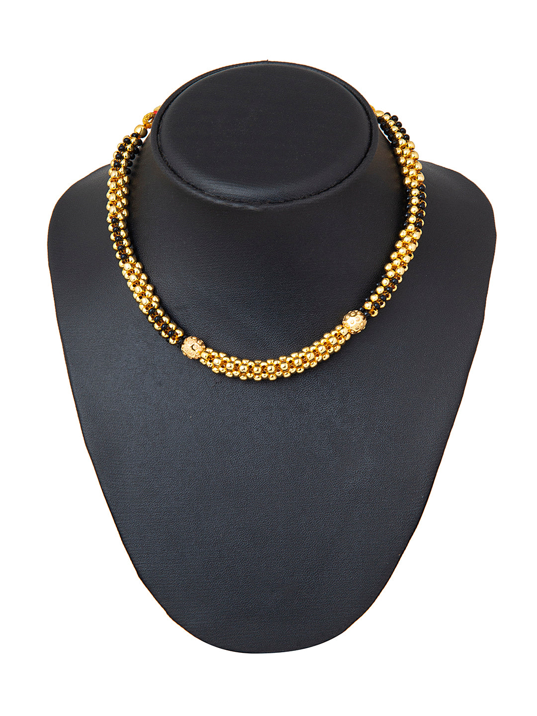 Shining Jewel Gold Plated Traditional Mangalsutra Thushi Necklace For Women & Girls (SJ_2993)
