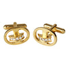 24K Gold Plated Cufflinks for Men (SJ_3010) - Shining Jewel