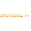 14K 8 inches Flat & Thick Gold Plated Imported Quality Mariner Link Bracelet for Men & Women (SJ_3020) - Shining Jewel