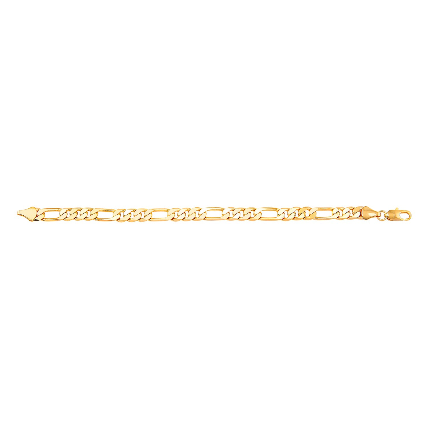 Gold Plated Thin Figaro Chain Bracelet - Lovisa
