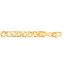 24K 8 inches Gold Plated Imported Quality Cuban Style Link Bracelet for Men & Women (SJ_3054) - Shining Jewel