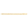 24K 8 inches Gold Plated Imported Quality Cuban Style Link Bracelet for Men & Women (SJ_3054) - Shining Jewel