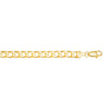 24K 8 inches Gold Plated Imported Quality Cuban Style Link Bracelet for Men & Women (SJ_3058) - Shining Jewel