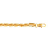 24K 8 inches Gold Plated Imported Quality Rope Bracelet for Men & Women (SJ_3060) - Shining Jewel