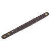 Hand-woven Brown Leather Bracelet for Men (SJ_3073)