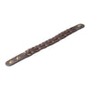 Hand-woven Brown Leather Bracelet for Men (SJ_3077)