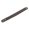 Hand-woven Brown Leather Bracelet for Men (SJ_3079)