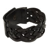 Hand-woven Black Leather Bracelet for Men (SJ_3082)