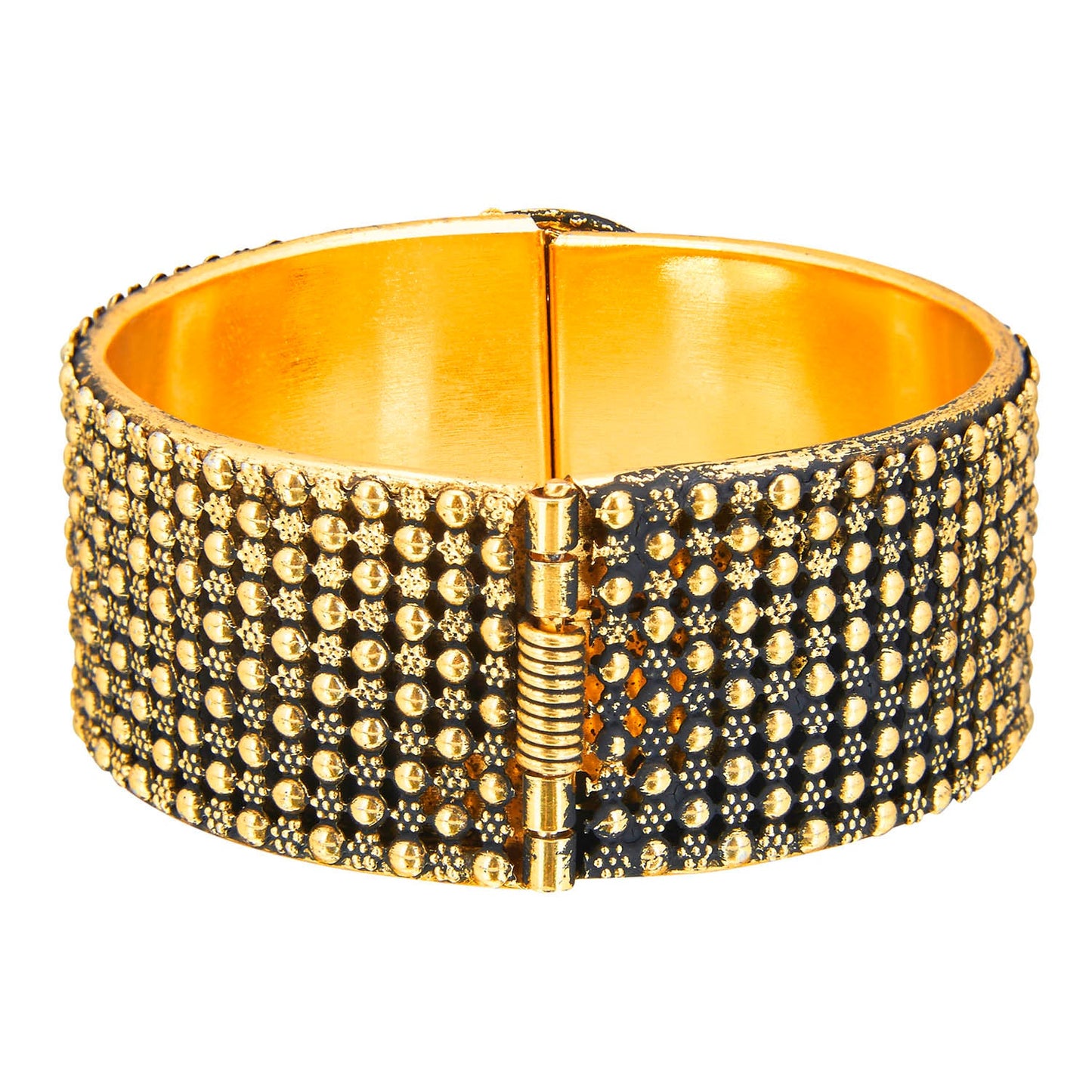 Designer Udjustable Bangle With Kundan Stones For Women (SJ_3090)