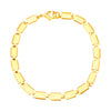 24K Gold Link Bracelet For Women (SJ_3102) - Shining Jewel