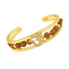 24K Om Rudraksha Designer Kada Bracelet For Men (SJ_3118 - Shining Jewel