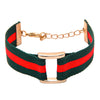 Shining Jewel Western & Stylish Buckle Cloth Strap Bracelet For Girls And Women (SJ_3145)