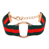 Shining Jewel Western & Stylish Buckle Cloth Strap Bracelet For Girls And Women (SJ_3146)