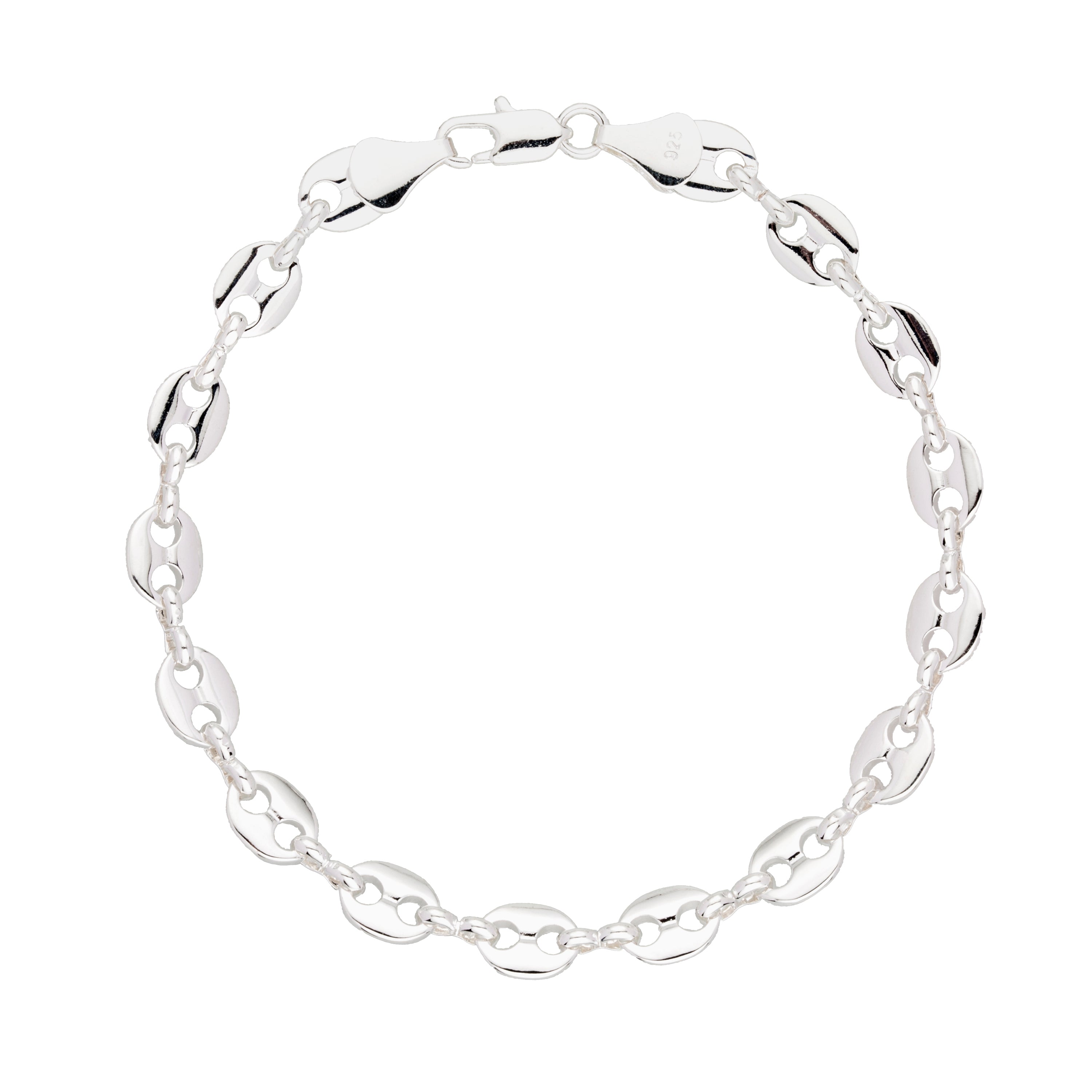 Miami Cuban Link Bracelet in Solid Sterling Silver, Available in 8 inc –  Tilo Jewelry®
