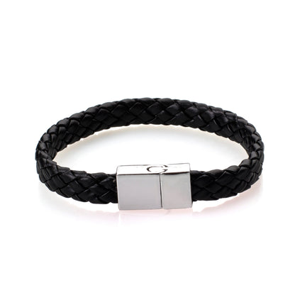 Multilayer Braided Leather Bracelet for Men / Boys with Stainless Steel Clasps (SJ_3222)