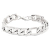 Stainless Steel 925  Thick Designer Fashion  Silver Plated Bracelet For Men (SJ_3258) - Shining Jewel