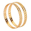 24K Fine Two Tone Gold & Silver Plated Traditional Designer Bangles for Women (Pack of 2) SJ_3271 - Shining Jewel