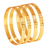 24K Fine Gold Plated Traditional Designer Bangles for Women (Pack of 4) SJ_3306 - Shining Jewel