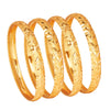 24K Fine Gold Plated Traditional Designer Bangles for Women (Pack of 4) SJ_3316 - Shining Jewel