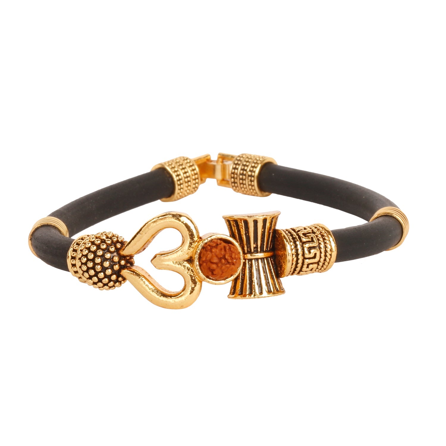 Amazon.com: Heliwale 5 Mukhi Rudraksha 6mm 14 Beads Bracelet with Golden  Cup Fancy Jewellery Spirituality & Religion Girls/Boys/Men/Women Gift:  Clothing, Shoes & Jewelry